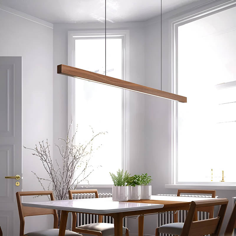 Pemberley Span Wood Pendant Light — Open Box — gallery image 1