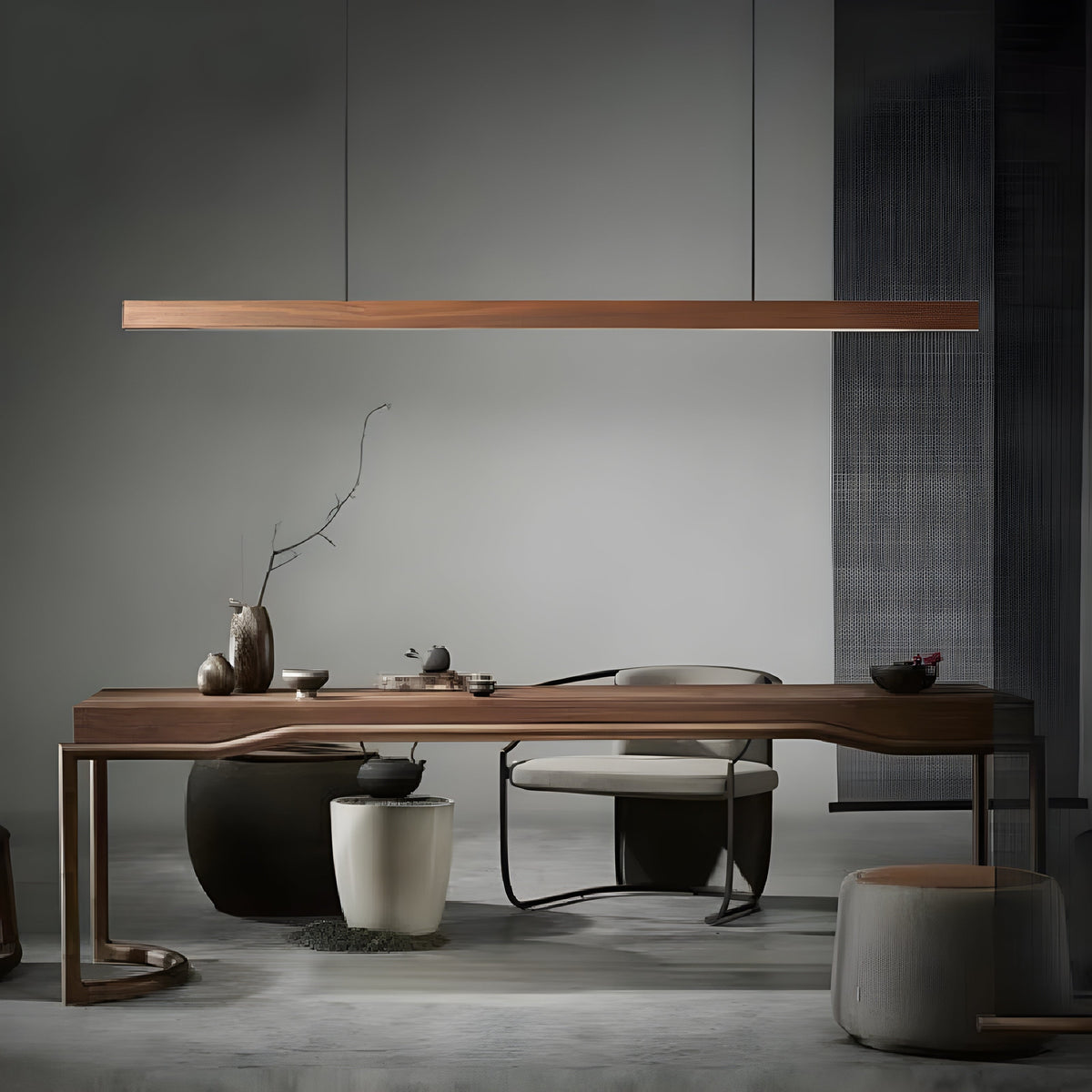 Pemberley Span Wood Pendant Light — Open Box — gallery image 4