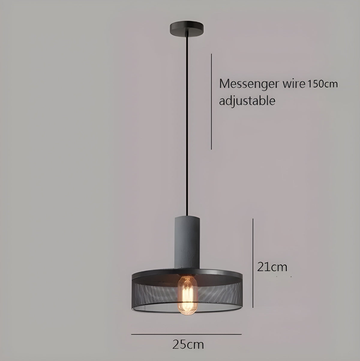Pemberley Cove Iron Pendant Light — Open Box — gallery image 3