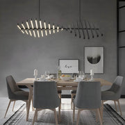 Kestrel Fold Adjustable Ceiling Chandelier — gallery image 4
