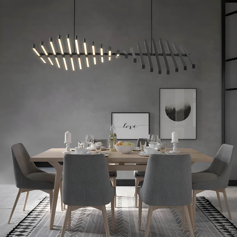 Kestrel Fold Adjustable Ceiling Chandelier — gallery image 4