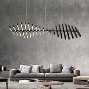 Kestrel Fold Adjustable Ceiling Chandelier — gallery image 2