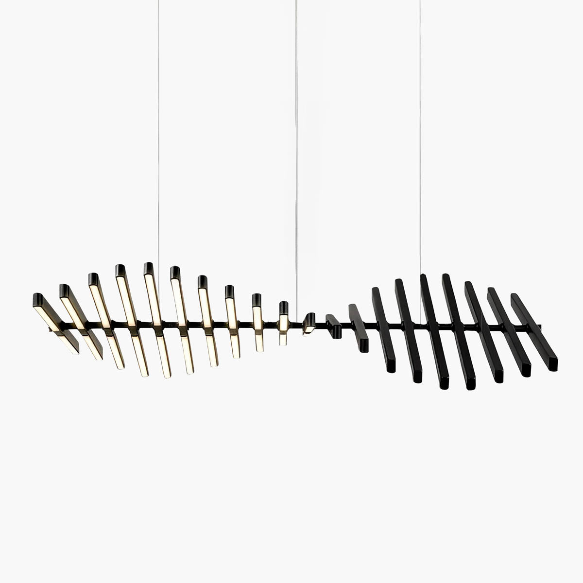 Kestrel Fold Adjustable Ceiling Chandelier — gallery image 1