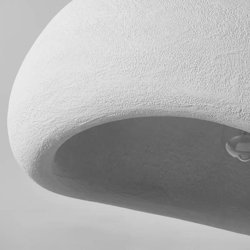 Kestrel Form Sculptural Polymer Pendant Light — gallery image 5