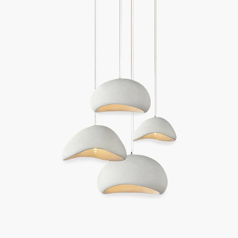 Kestrel Form Sculptural Polymer Pendant Light — gallery image 1
