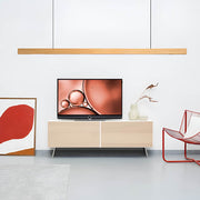 Hollis Beam Linear Wood LED Pendant Light — gallery image 9