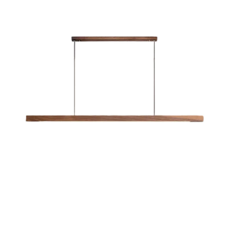 Hollis Beam Linear Wood LED Pendant Light — gallery image 12