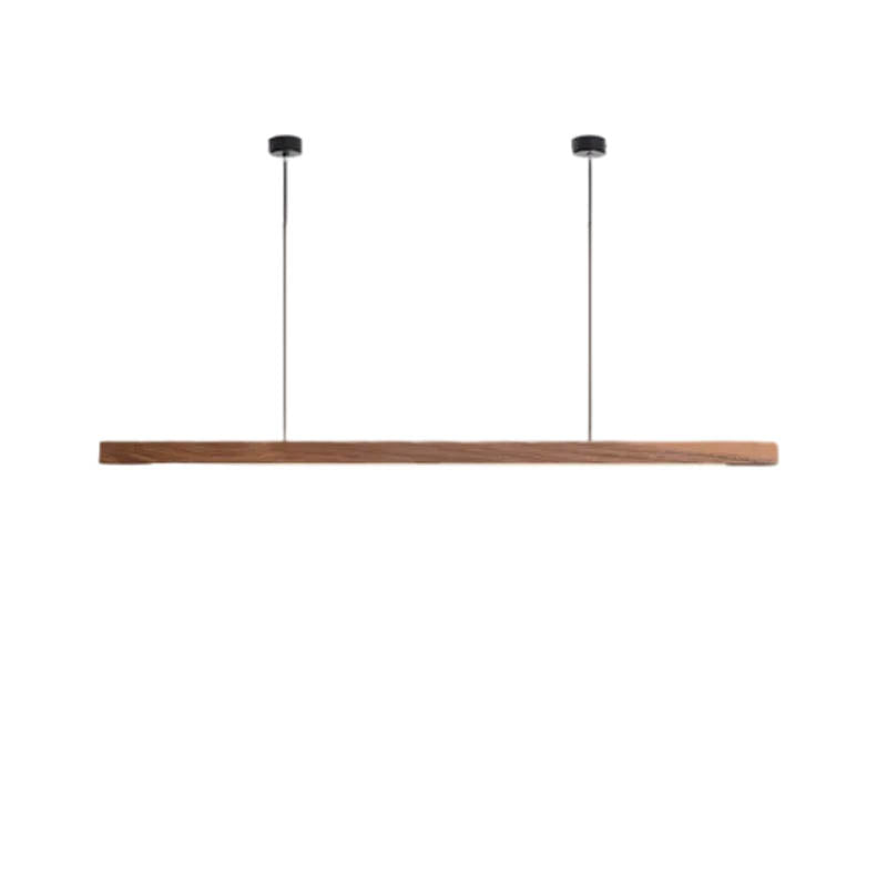 Hollis Beam Linear Wood LED Pendant Light — gallery image 13