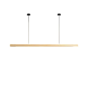 Hollis Beam Linear Wood LED Pendant Light — gallery image 14