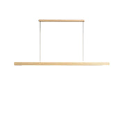 Hollis Beam Linear Wood LED Pendant Light — gallery image 15
