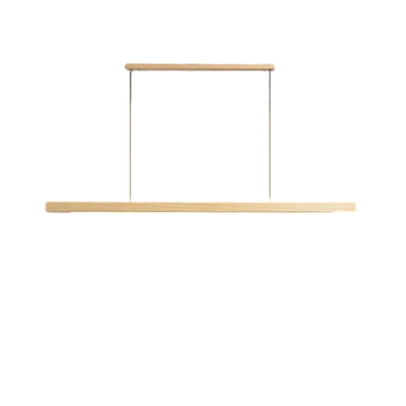 Hollis Beam Linear Wood LED Pendant Light — gallery image 15