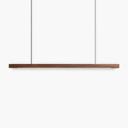 Hollis Beam Linear Wood LED Pendant Light — gallery image 1