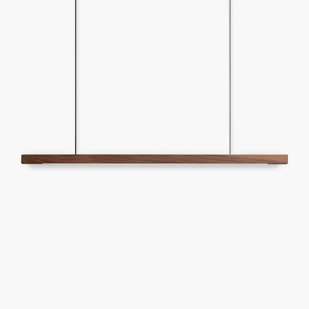 Hollis Beam Linear Wood LED Pendant Light — gallery image 1