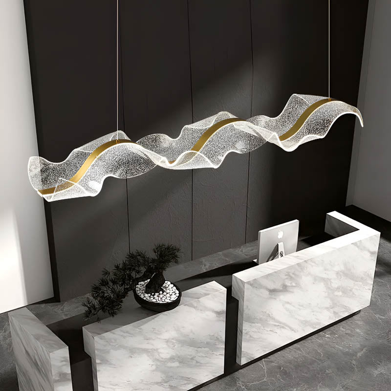 Bracken Span Acrylic LED Ceiling Light — gallery image 2