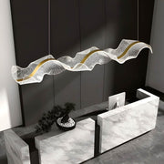 Bracken Span Acrylic LED Ceiling Light — gallery image 2