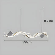 Bracken Span Acrylic LED Ceiling Light — gallery image 23