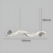 Bracken Span Acrylic LED Ceiling Light — gallery image 21