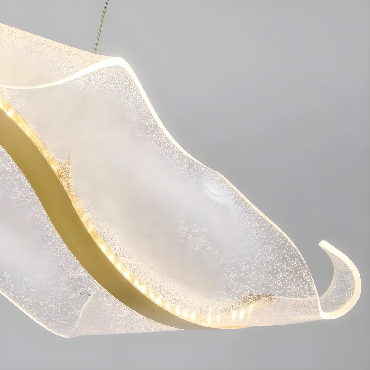 Bracken Span Acrylic LED Ceiling Light — gallery image 12