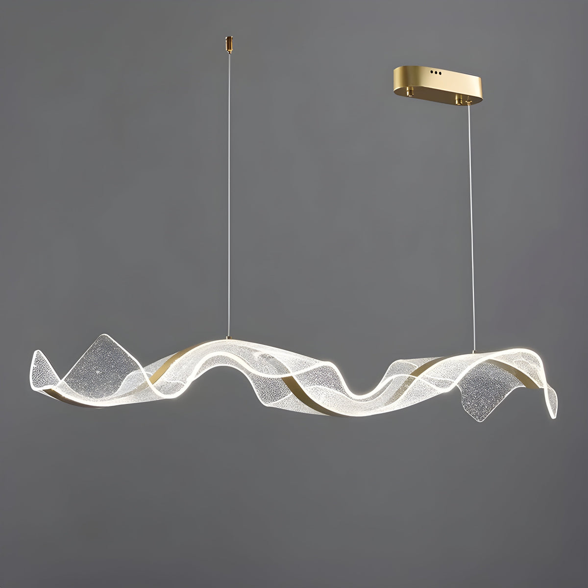 Bracken Span Acrylic LED Ceiling Light — gallery image 17