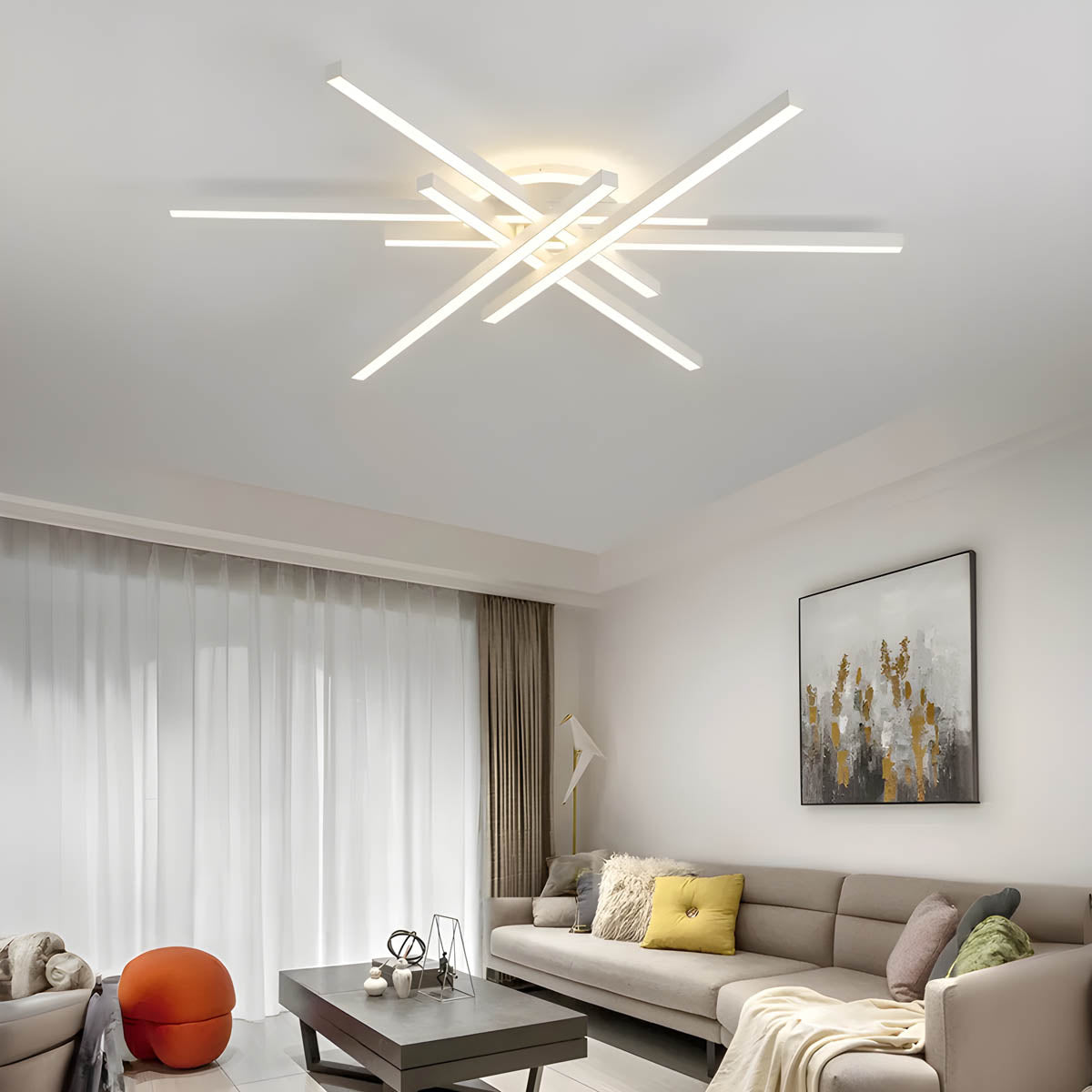 Cedar Cove Aluminum Ceiling Light — gallery image 4