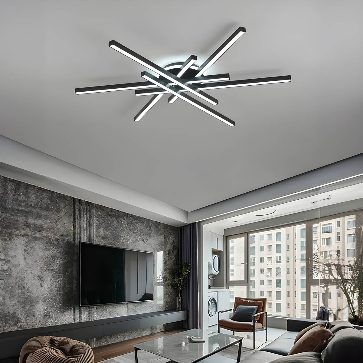 Cedar Cove Aluminum Ceiling Light — gallery image 8
