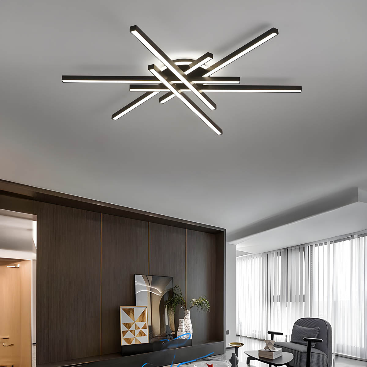 Cedar Cove Aluminum Ceiling Light — gallery image 3