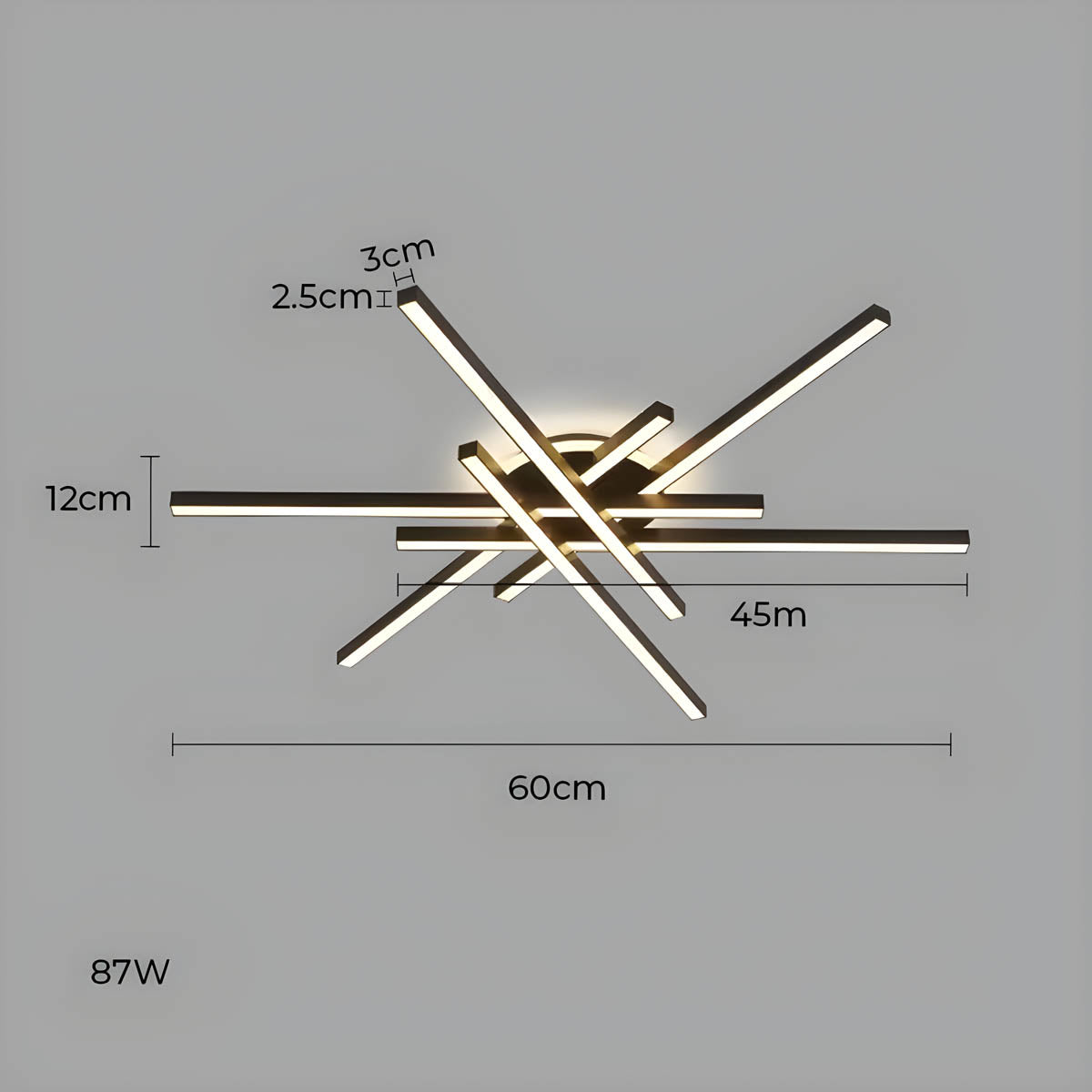 Cedar Cove Aluminum Ceiling Light — gallery image 9