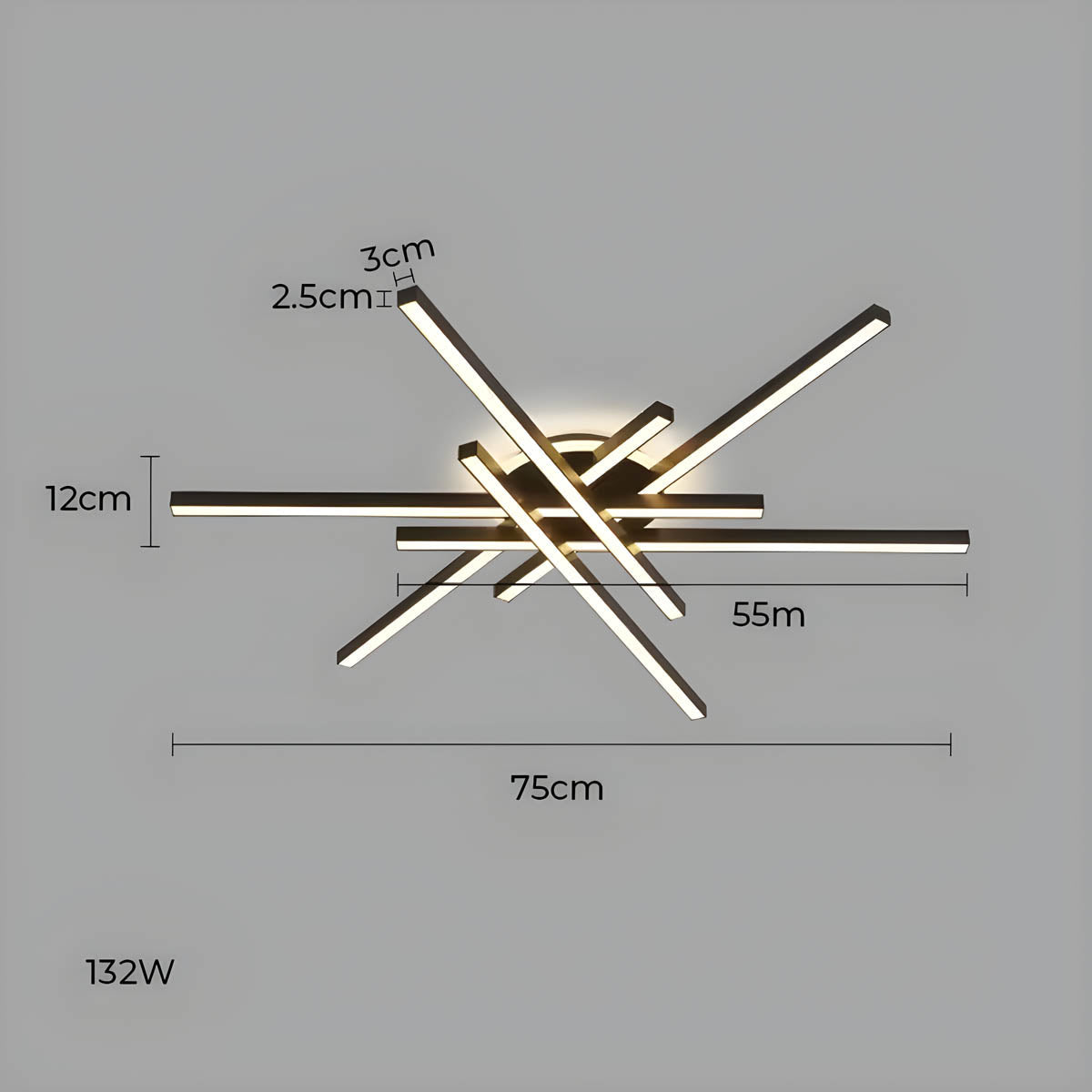 Cedar Cove Aluminum Ceiling Light — gallery image 10