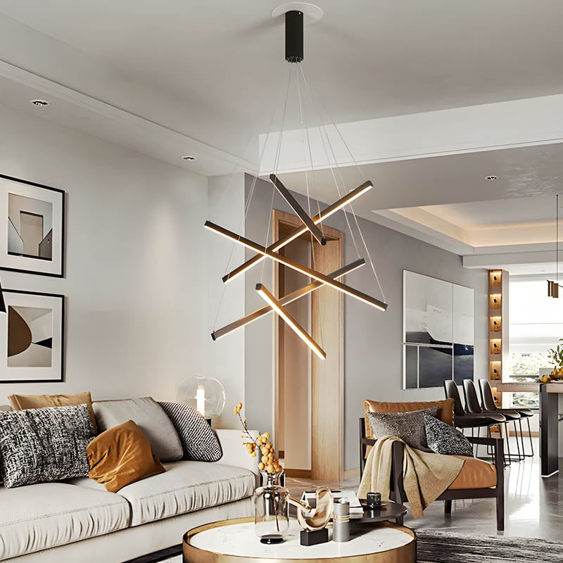 Hollis Cove Aluminum Chandelier — gallery image 3