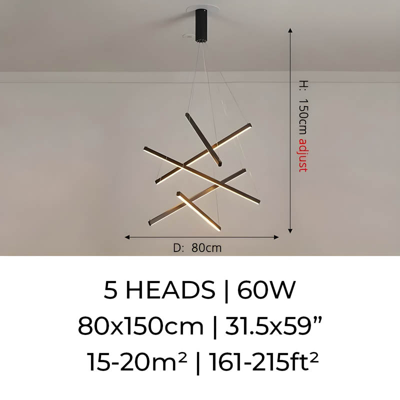 Hollis Cove Aluminum Chandelier — gallery image 9