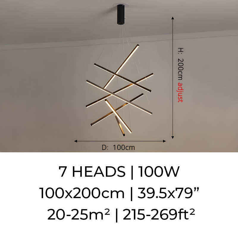 Hollis Cove Aluminum Chandelier — gallery image 10
