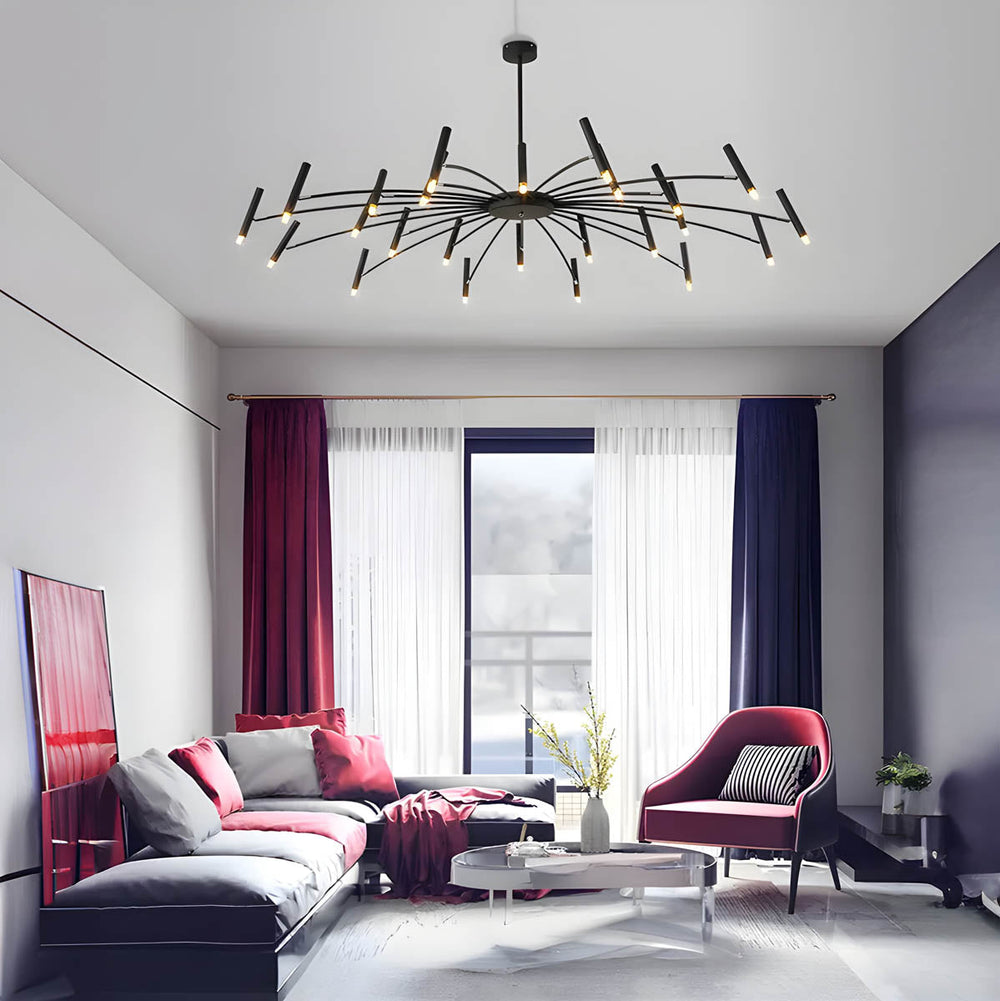 Ashford Branch Multi-Arm Ceiling Chandelier — gallery image 4
