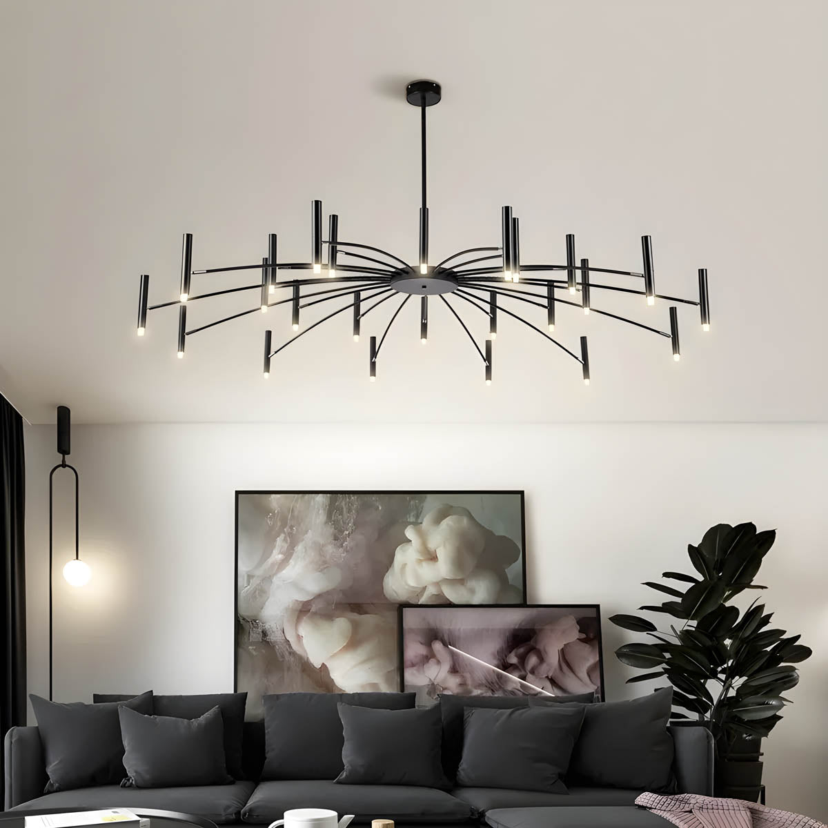 Ashford Branch Multi-Arm Ceiling Chandelier — gallery image 3