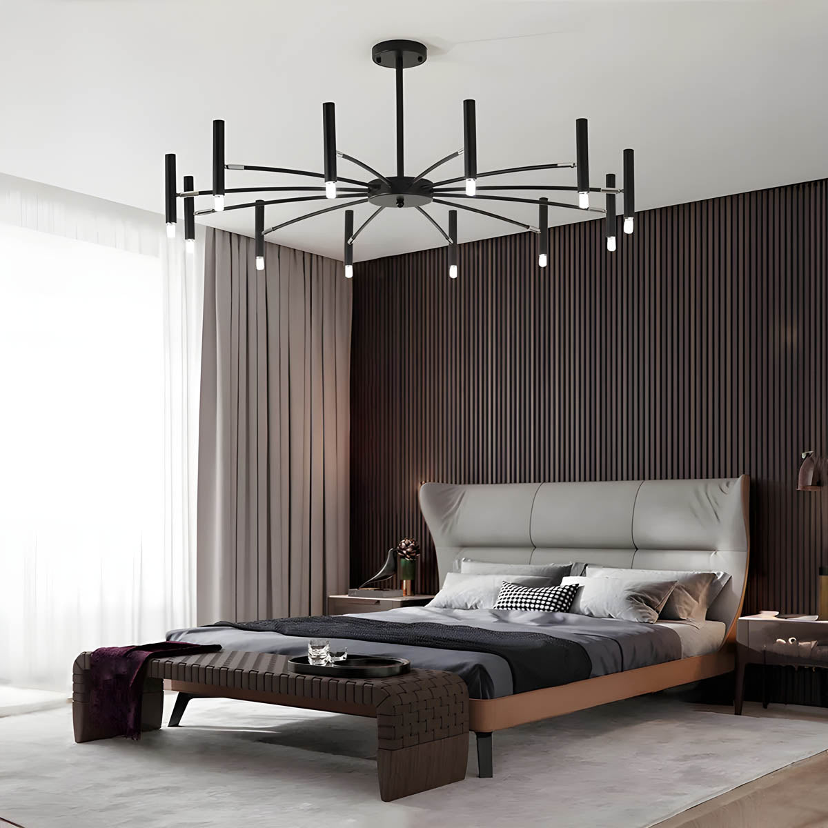 Ashford Branch Multi-Arm Ceiling Chandelier — gallery image 6