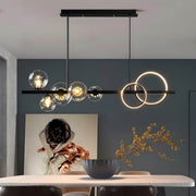 Hollis Curve Sculptural Glass Chandelier — gallery image 2