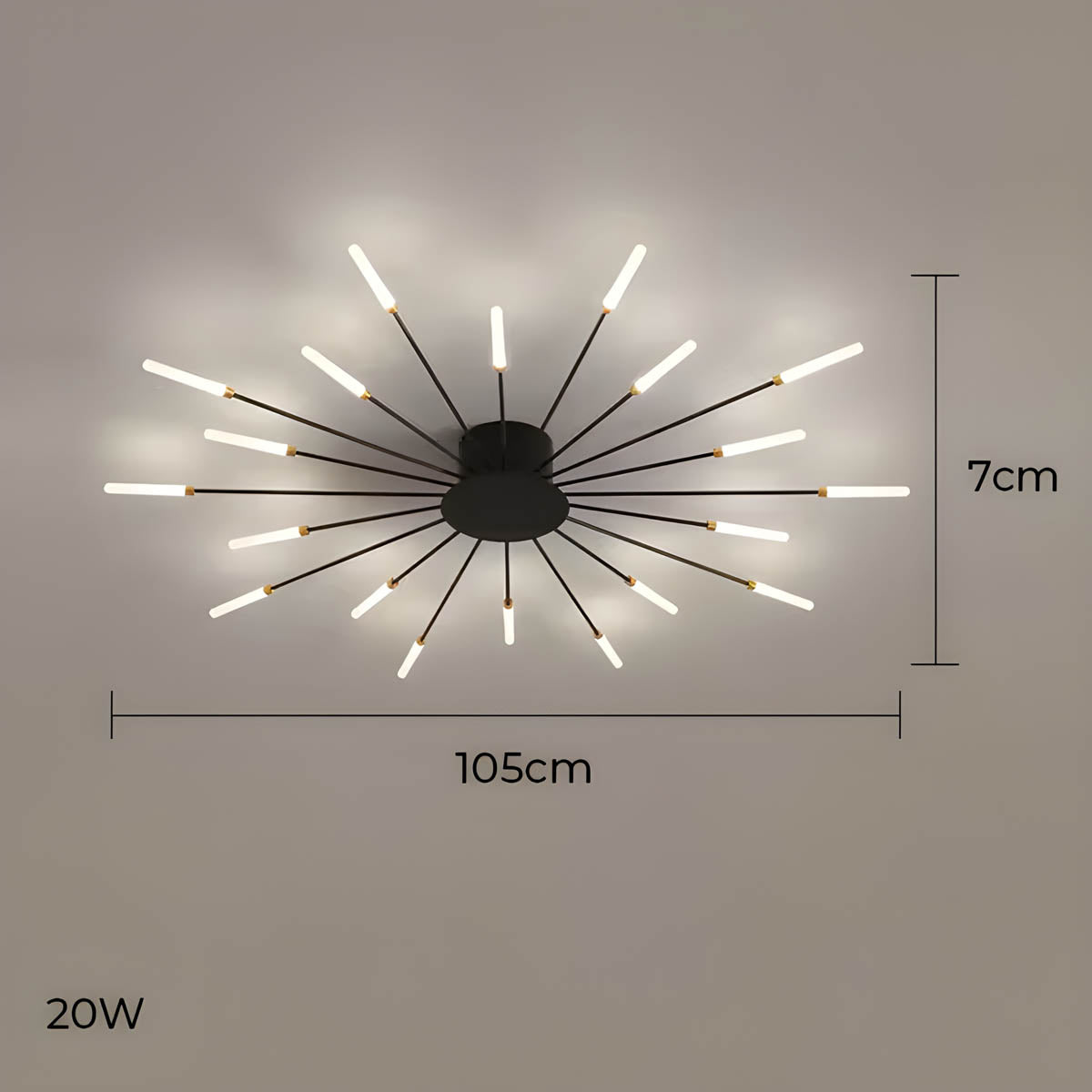 Juniper Cove Aluminum Chandelier — gallery image 12