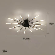 Juniper Cove Aluminum Chandelier — gallery image 15