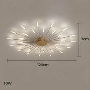Juniper Cove Aluminum Chandelier — gallery image 17