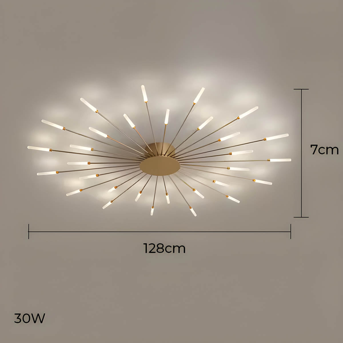 Juniper Cove Aluminum Chandelier — gallery image 17