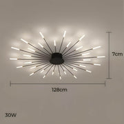 Juniper Cove Aluminum Chandelier — gallery image 13