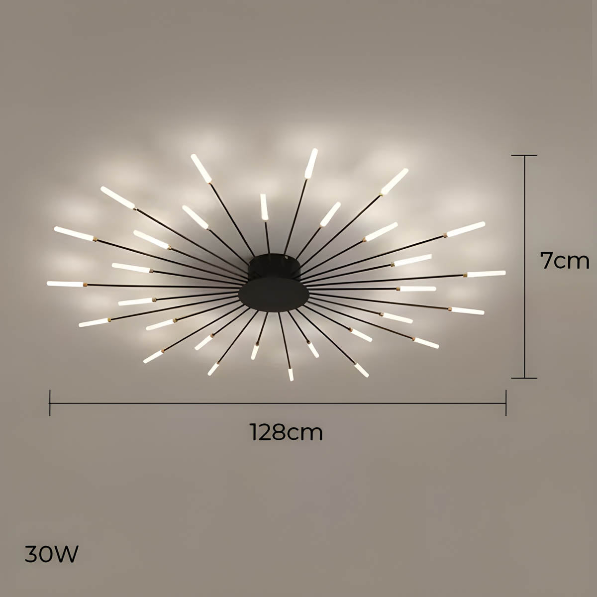 Juniper Cove Aluminum Chandelier — gallery image 13