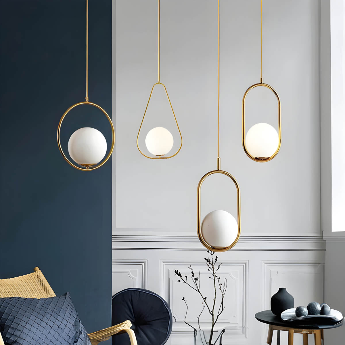 Hawthorn Cove Iron Pendant Light — gallery image 2