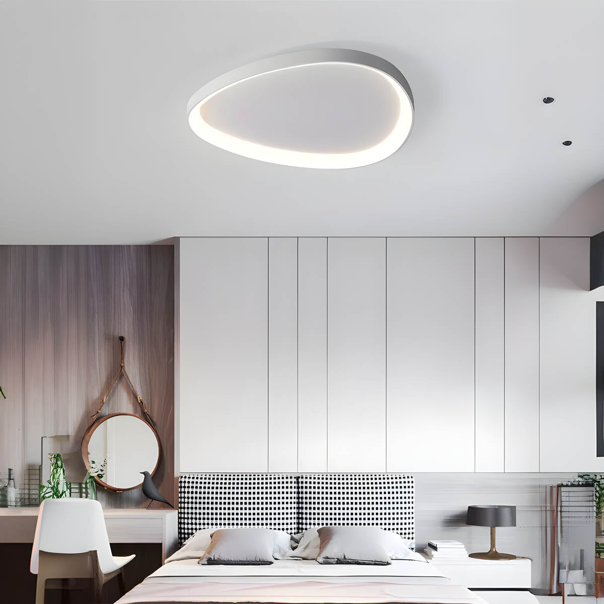 Linden Arc Circular LED Ceiling Light — gallery image 6