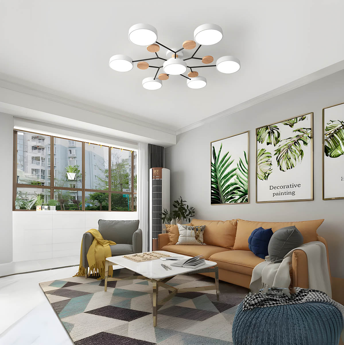 
Wren Cove Holz-Deckenleuchte — Foto 7