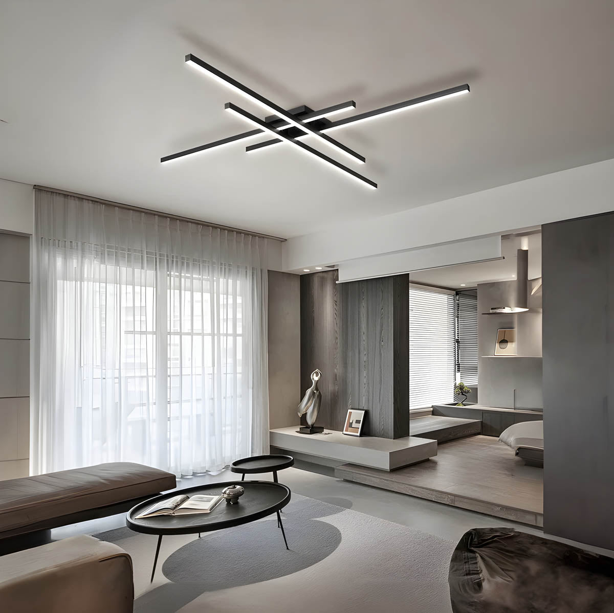 Sorrel Cove Aluminum Ceiling Light — gallery image 3