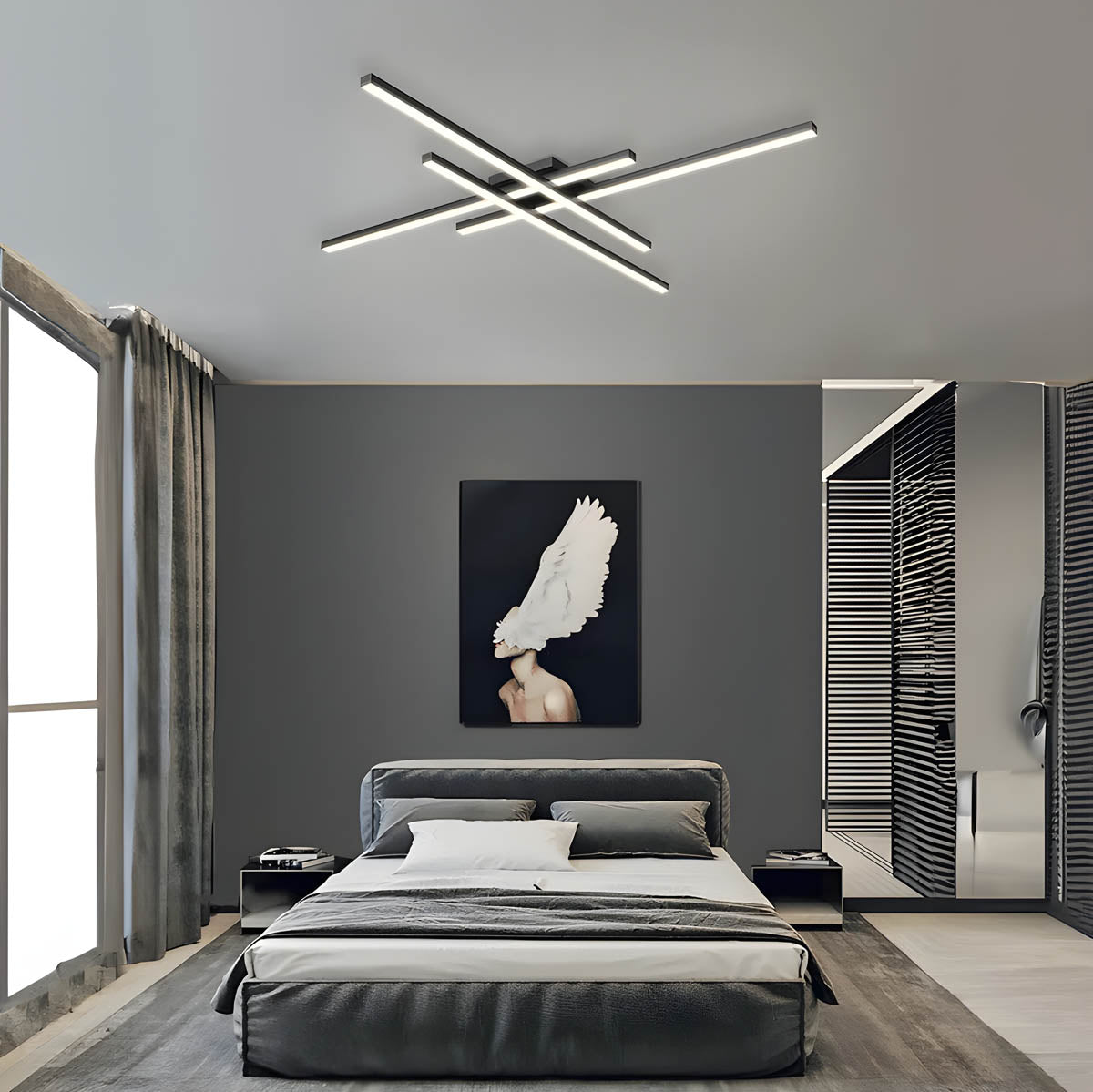 Sorrel Cove Aluminum Ceiling Light — gallery image 2