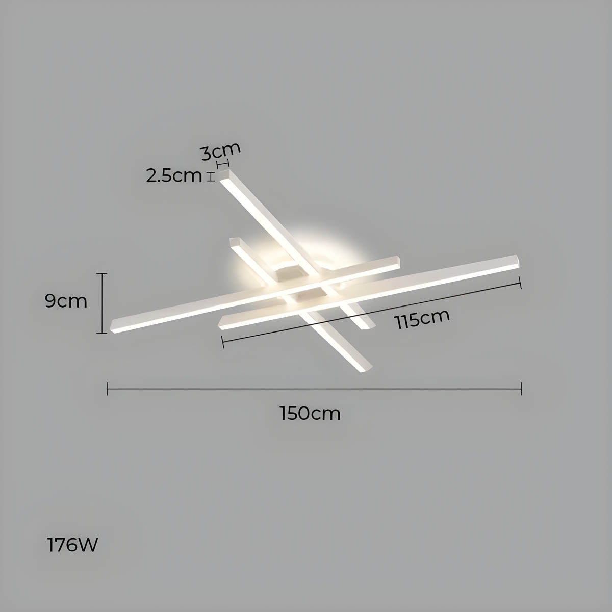 Sorrel Cove Aluminum Ceiling Light — gallery image 15