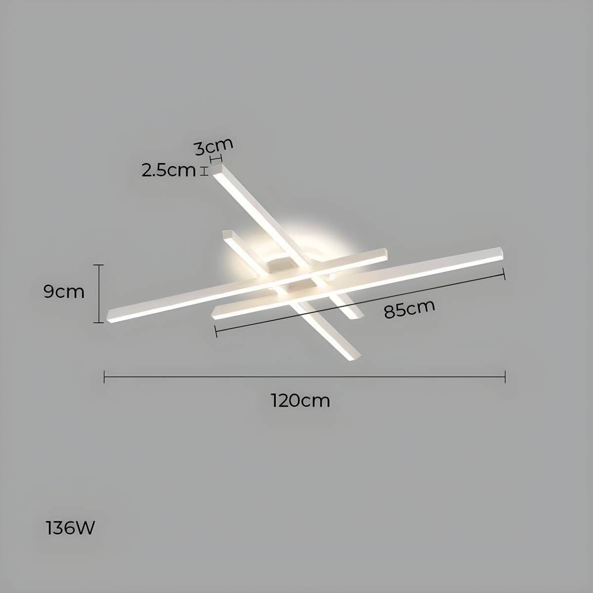 Sorrel Cove Aluminum Ceiling Light — gallery image 14