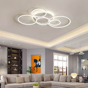 Linden Orbit Aluminum LED Ceiling Light — gallery image 4