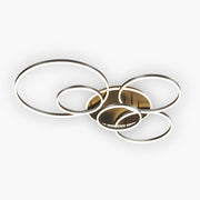 Linden Orbit Aluminum LED Ceiling Light — gallery image 1